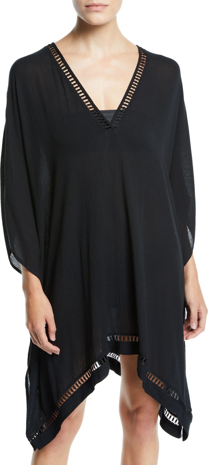 JETS by Jessika Allen Jetset V-Neck Coverup Kaftan