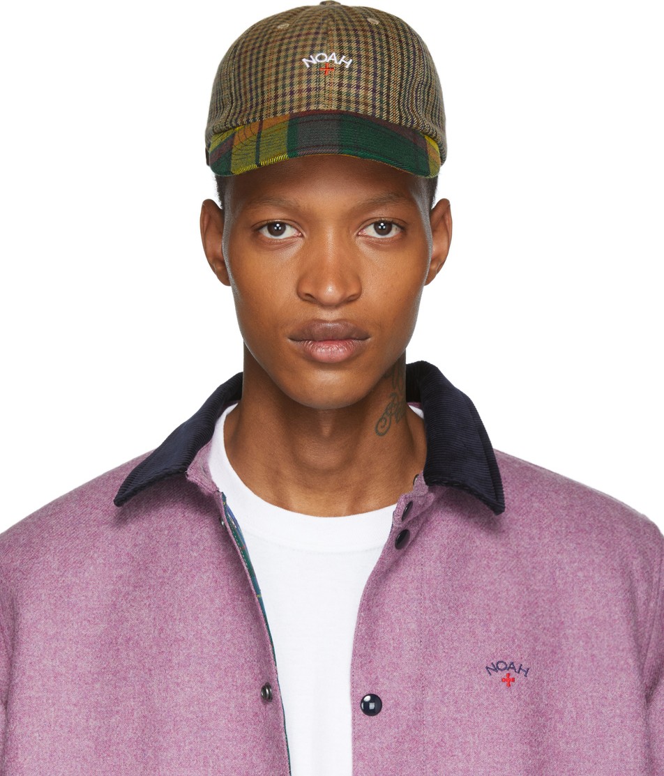 Noah NYC Khaki & Multicolor Two-Tone Cap