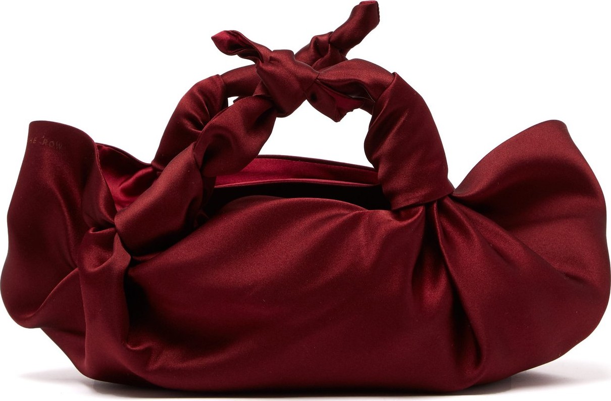 THE ROW The Ascot satin clutch