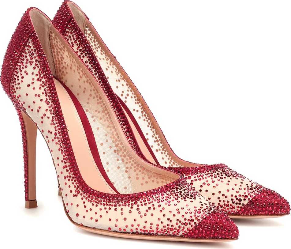 Gianvito Rossi Rania 105 embellished pumps