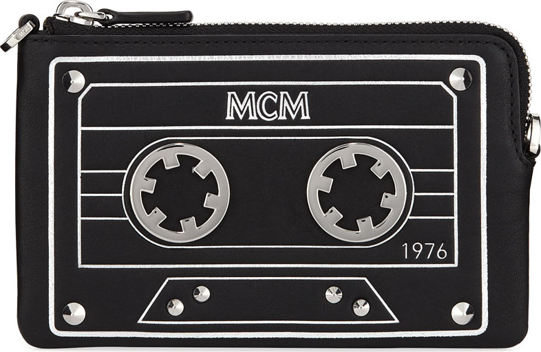 MCM Mini Cassette Tape Clutch Bag