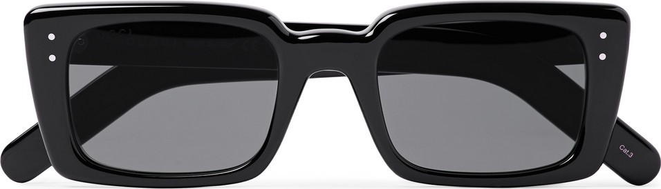 Gucci Rectangle-Frame Acetate Sunglasses