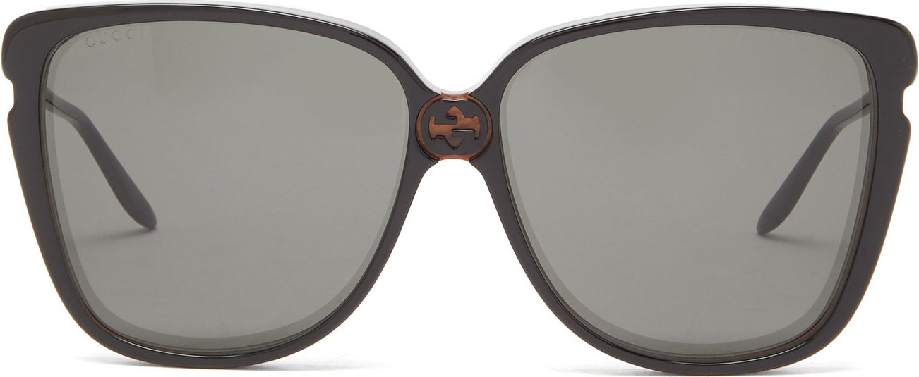 Gucci Oversized acetate sunlasses