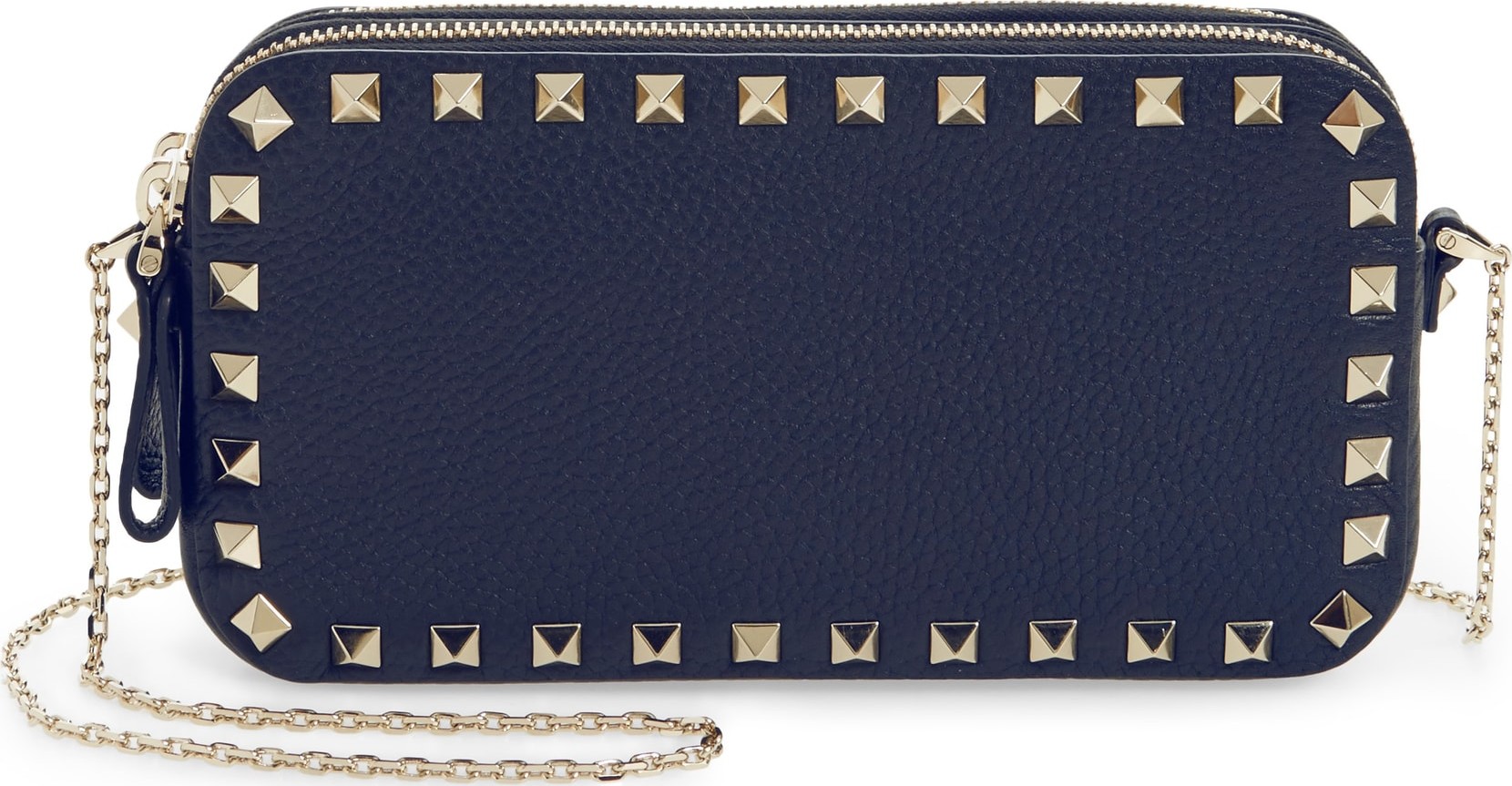 Valentino Rockstud Leather Pouch