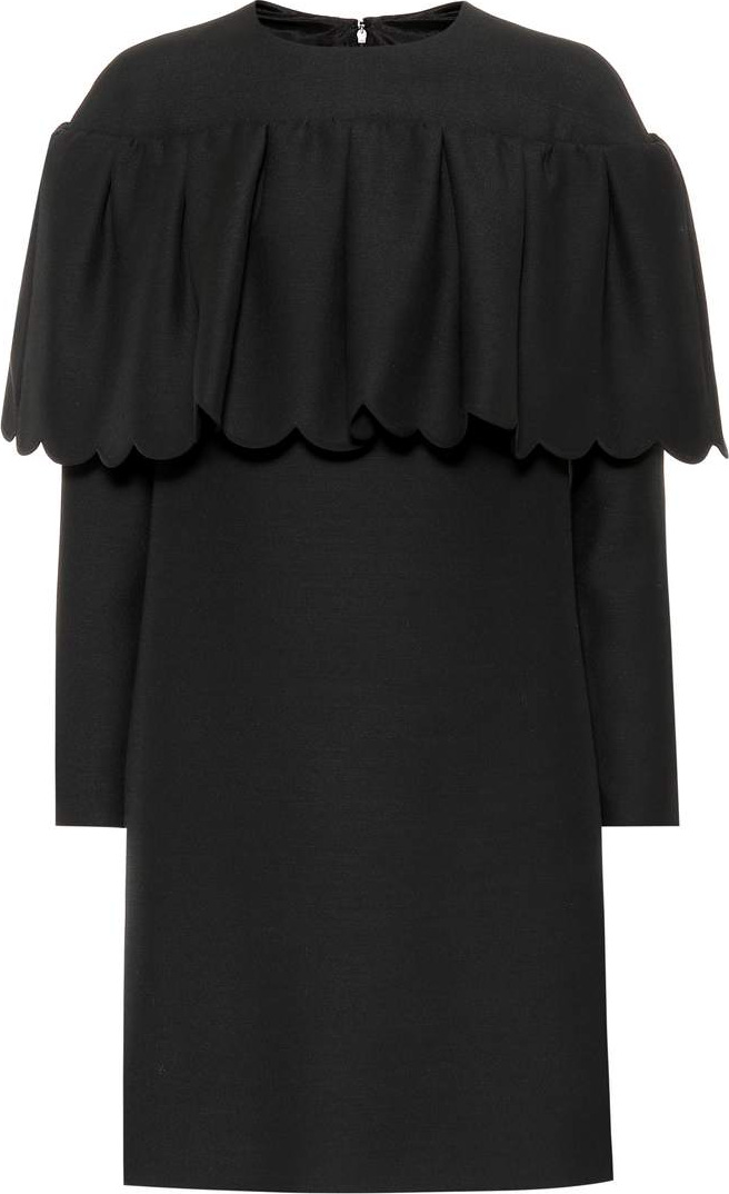 Valentino Wool and silk crêpe minidress