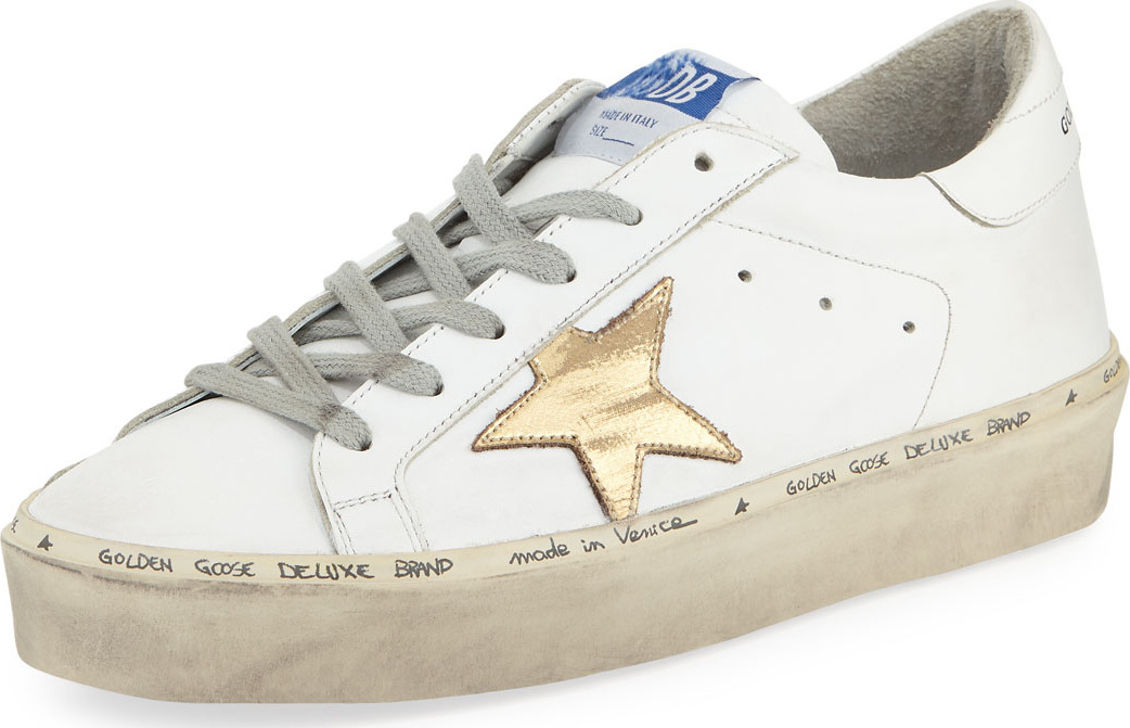 Golden Goose Deluxe Brand Hi Star Leather Platform Sneaker
