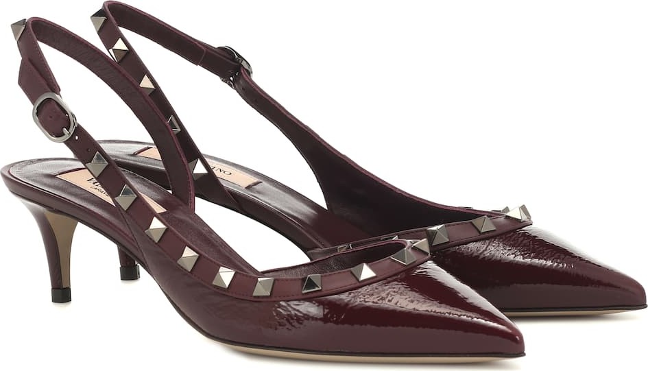 Valentino Valentino Garavani Rockstud patent leather pumps