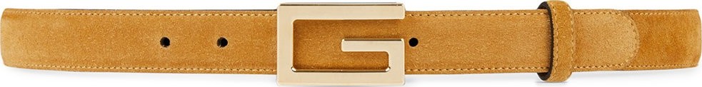 Gucci Suede belt with G buckle