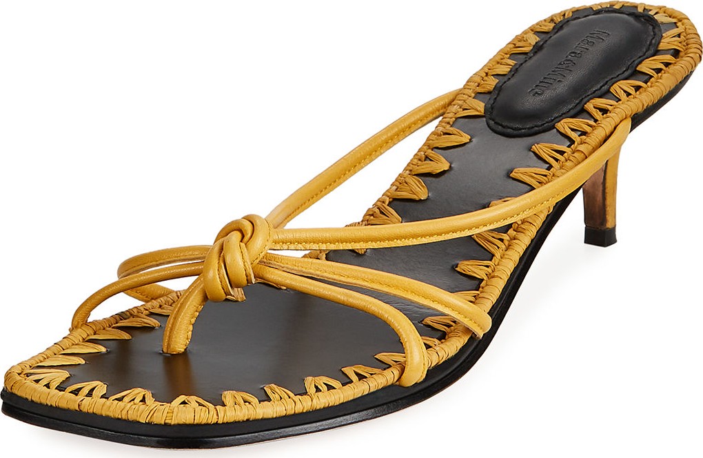 Mara & Mine Azeline Strappy Leather Thong Sandals