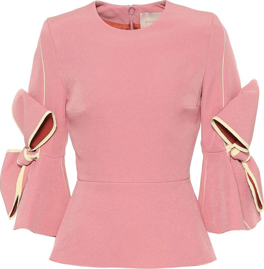 Roksanda Kemi crêpe top