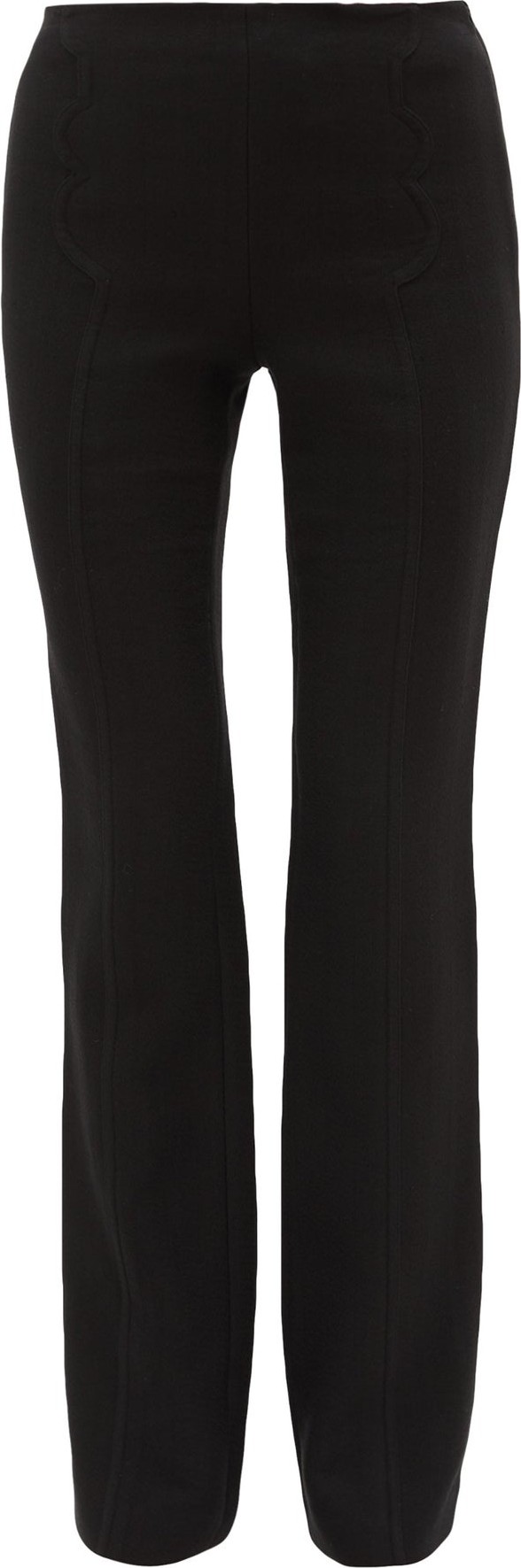 Giambattista Valli High-rise crepe flared trousers