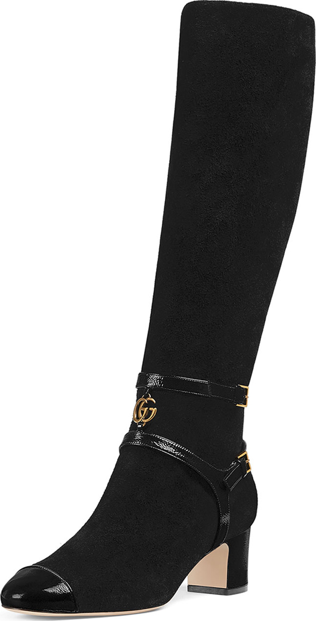 Gucci Suede Over-The-Knee Boot