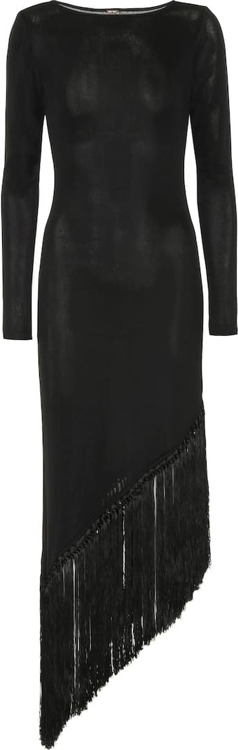 Cult Gaia Sharona fringe-trimmed dress