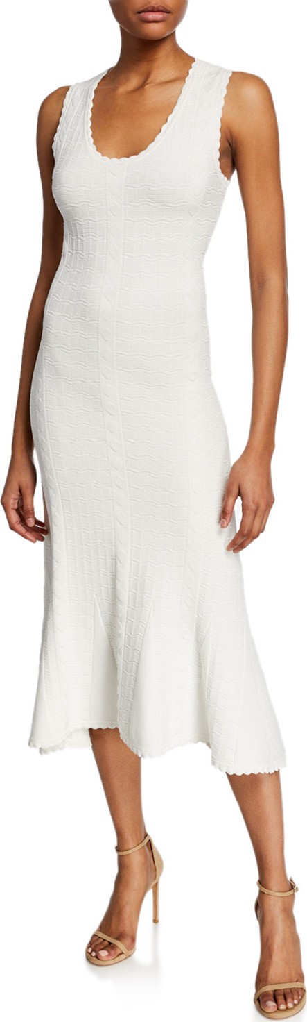 DIANE von FURSTENBERG Clover Scoop-Neck Sleeveless Midi Dress