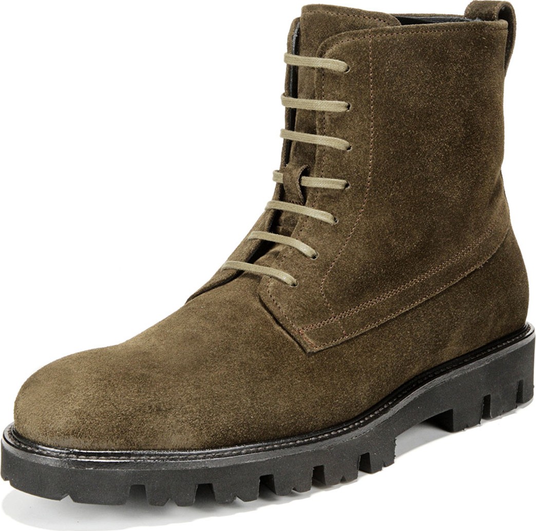 Vince Men's Commander Lace-Up Suede Boots