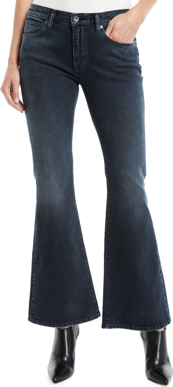 LEVI’S LMC Stems Mid-Rise Five-Pocket Flared-Leg Jeans