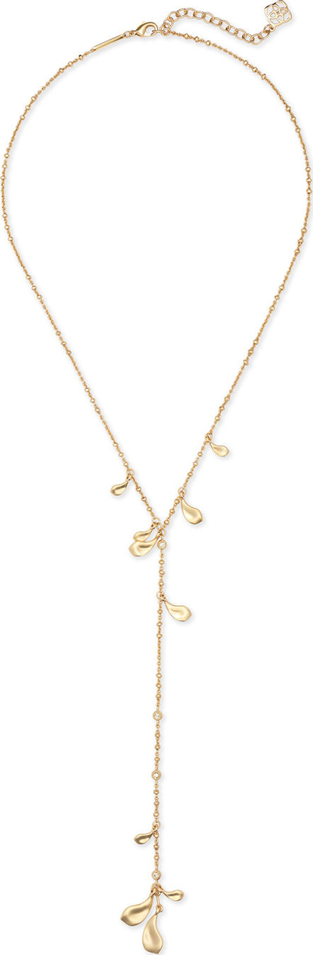 Kendra Scott Quincy Lariat Necklace w/ Cubic Zirconia