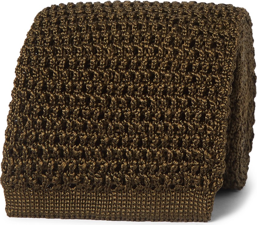 TOM FORD 7cm Knitted Silk Tie