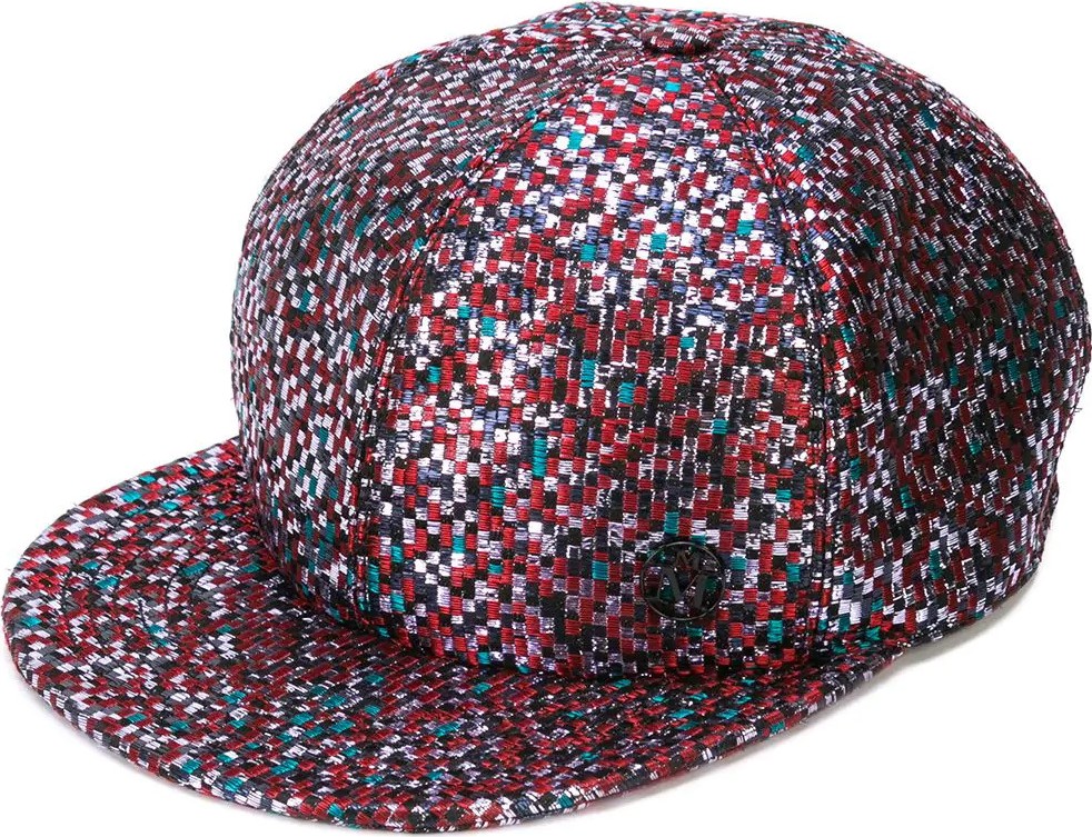 Maison Michel geometric pattern cap