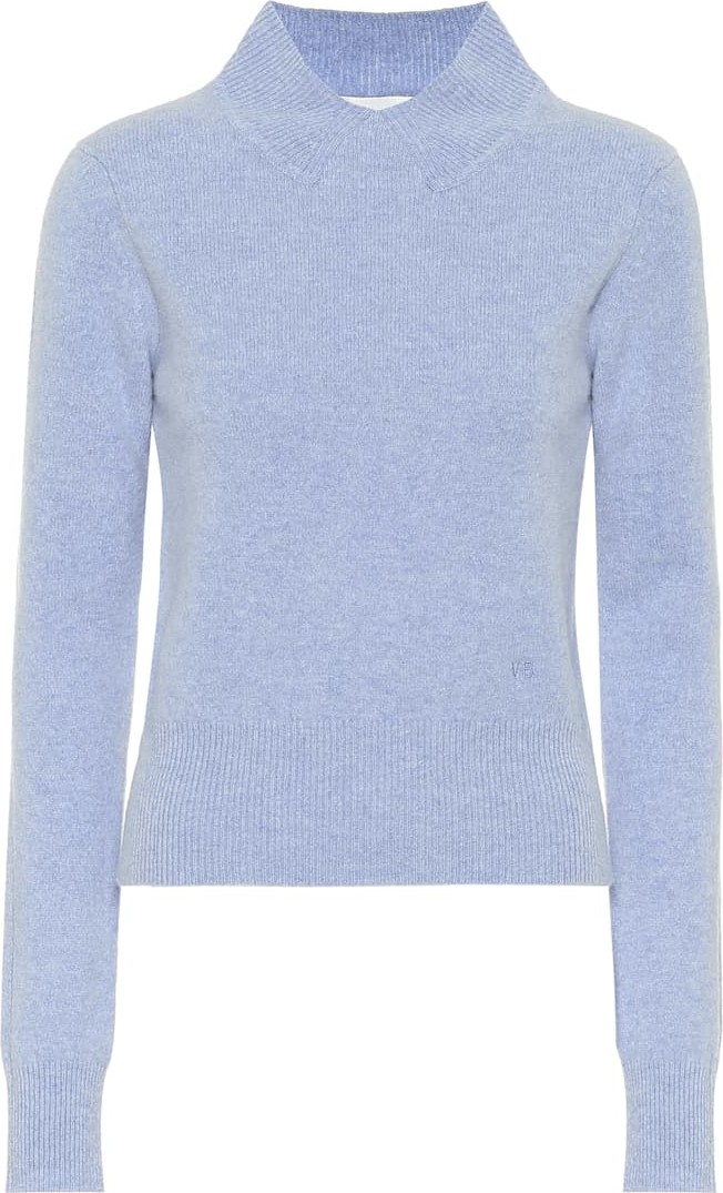 Victoria Beckham Cropped wool turtleneck sweater