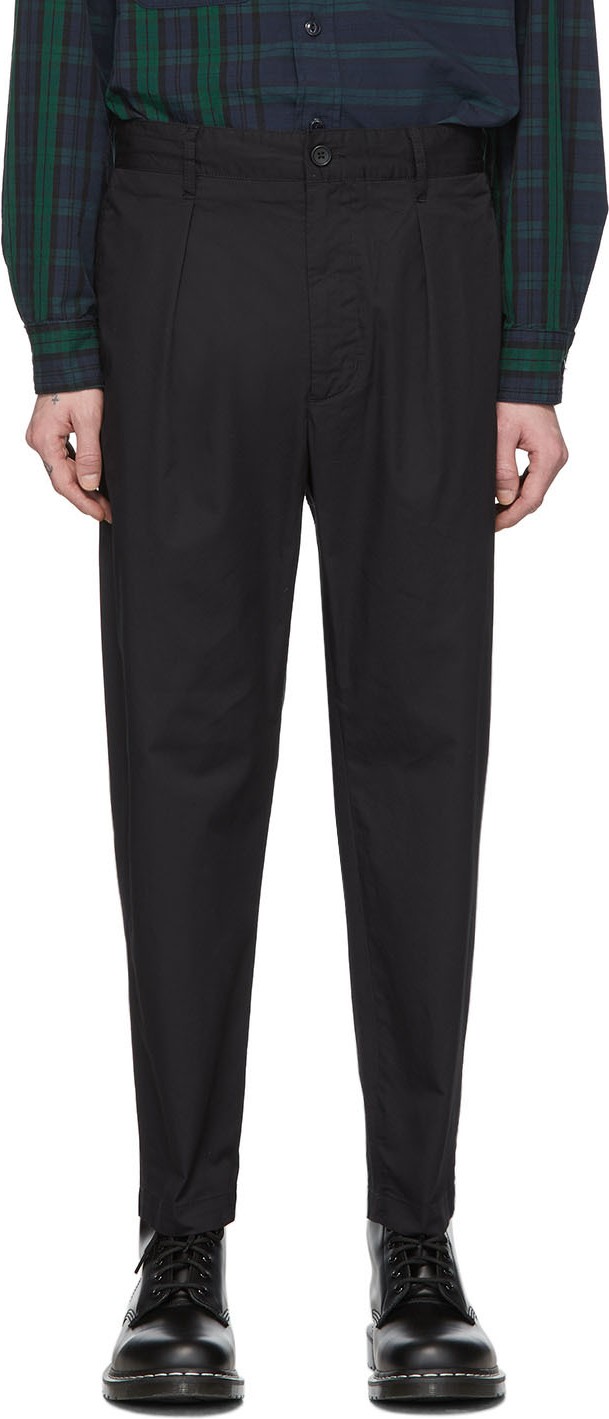 Engineered Garments Black Carlyle Trousers