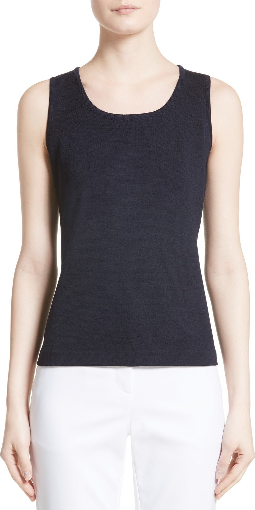 St. John Milano Knit Contour Tank
