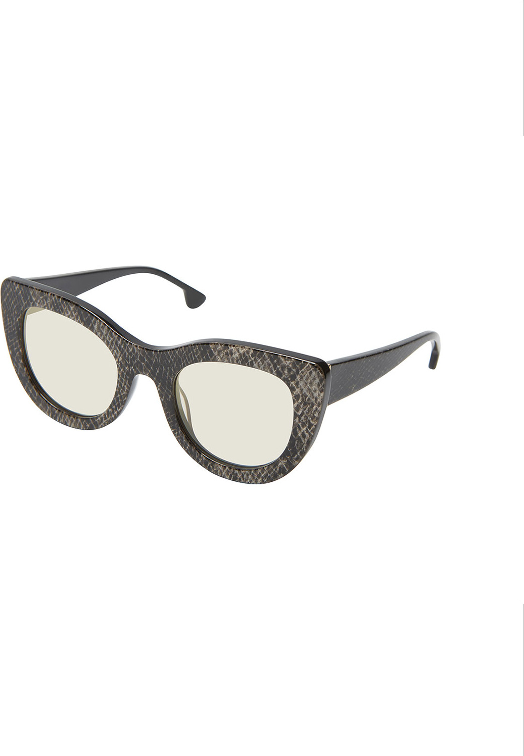 Alice + Olivia Delancey Cat-Eye Snake-Embossed Sunglasses Alice + Olivia Delancey Cat-Eye Snake-Embossed Sunglasses