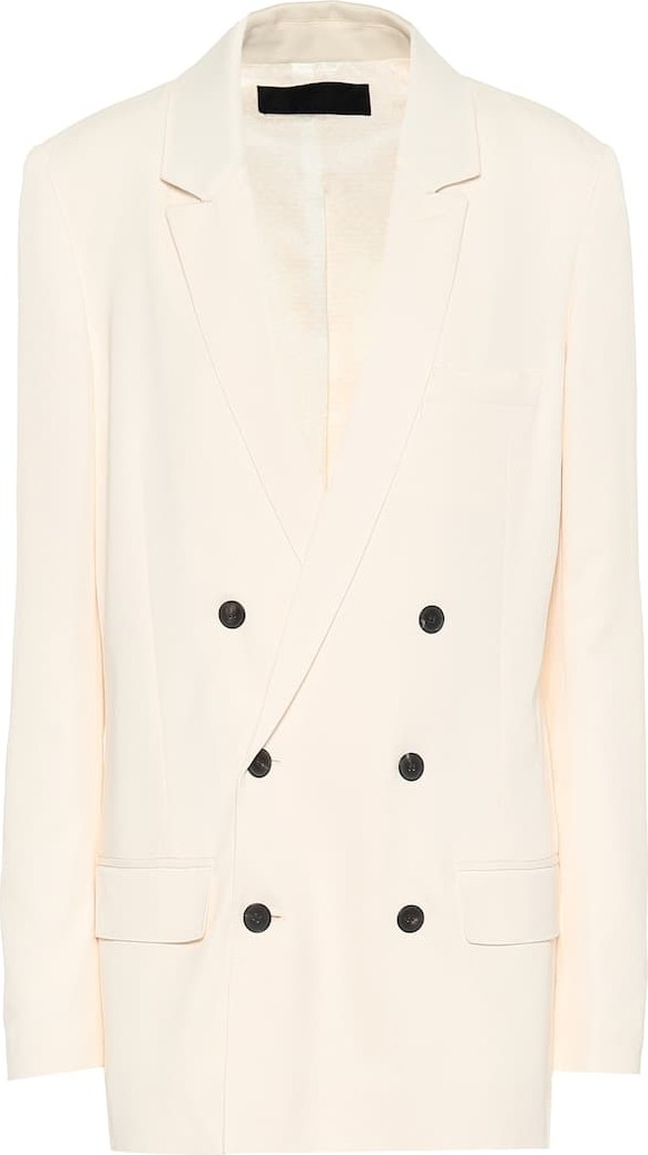 Haider Ackermann Double-breasted twill blazer