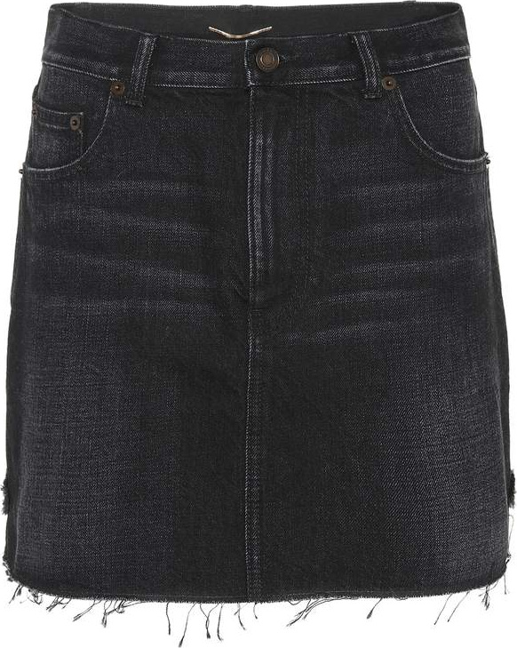 Saint Laurent Denim miniskirt