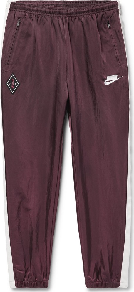 Nike Sportswear Tapered Striped Nylon Track Pants