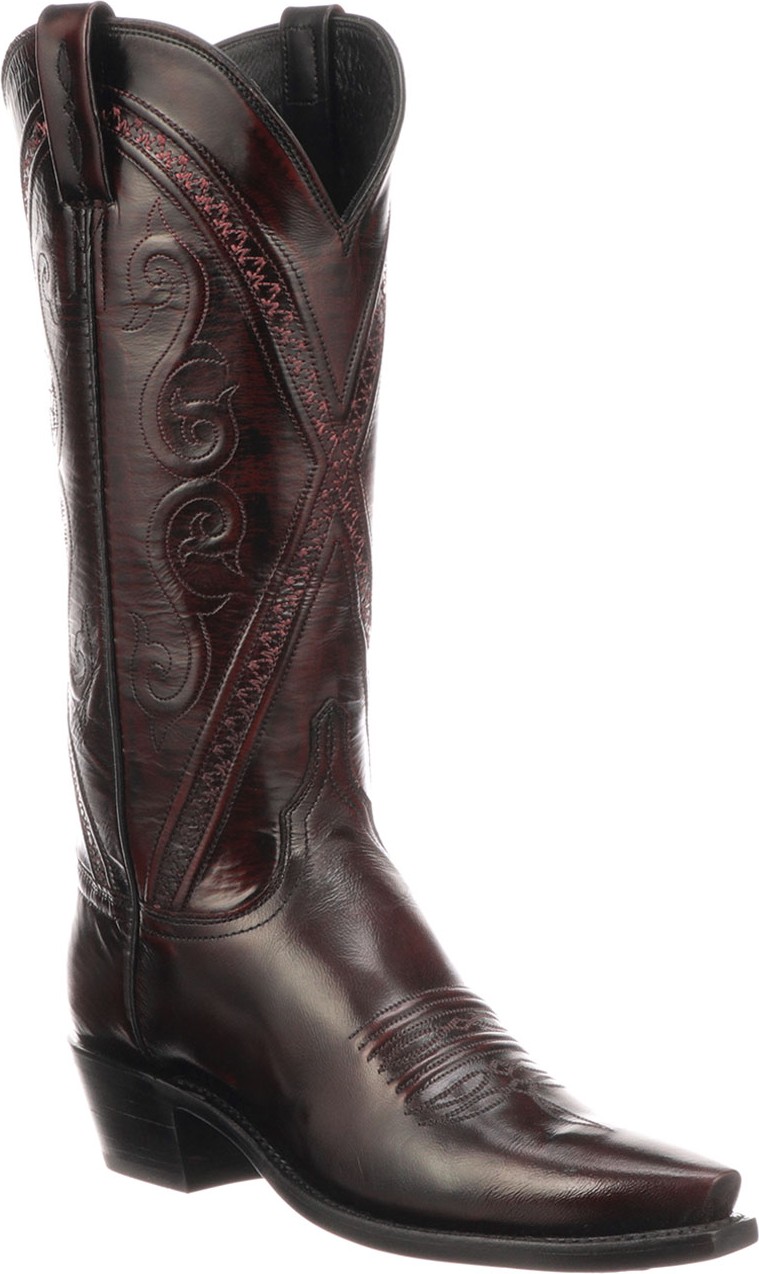 Lucchese Darlene Crisscross Western Boots