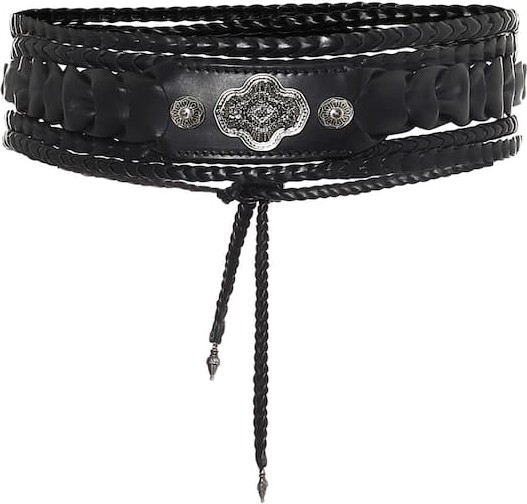 Etro Braided leather belt