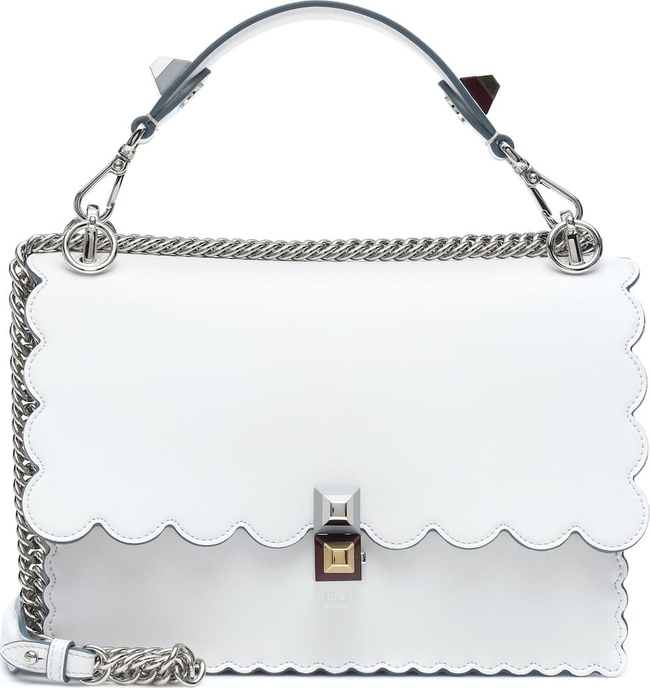 Fendi Kan I leather shoulder bag