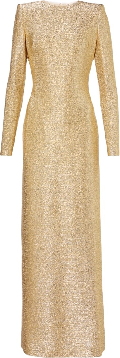 Oscar De La Renta - Lamé gown