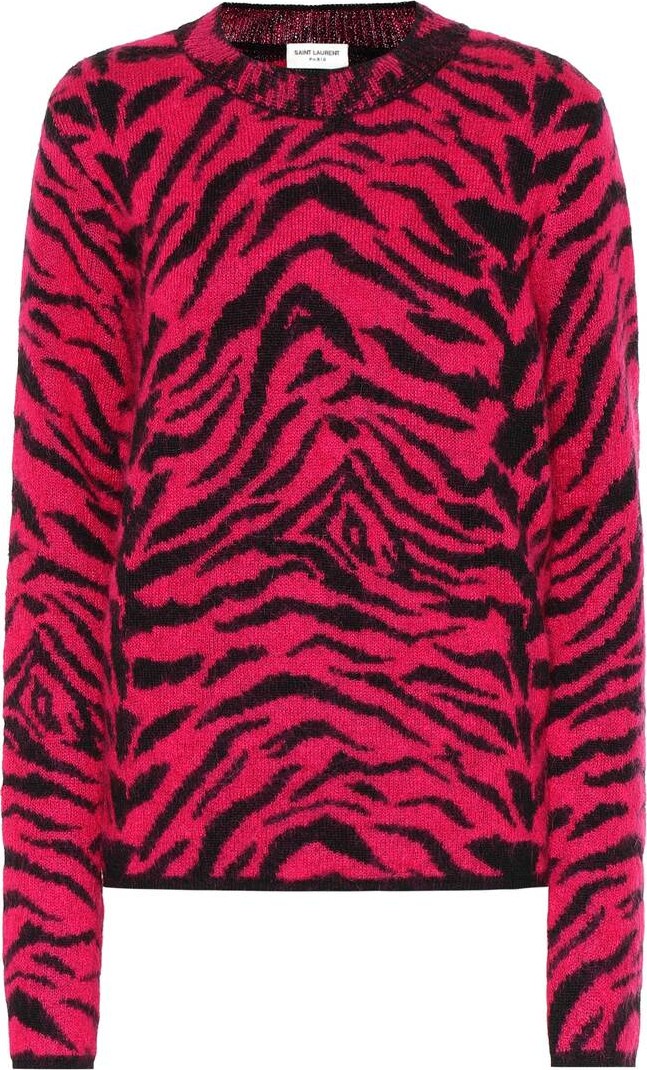 Saint Laurent Wool and mohair-blend sweater