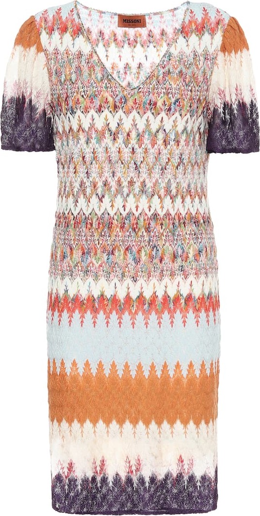 Missoni Stretch-silk knit midi dress