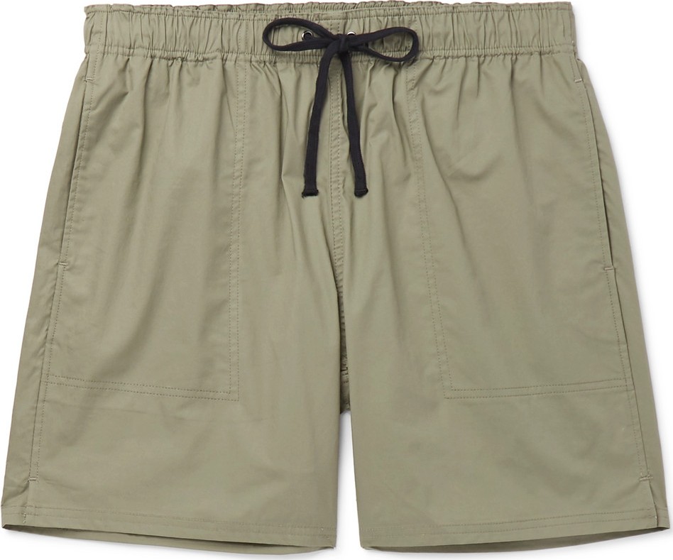 SATURDAYS NYC Cotton Drawstring Shorts