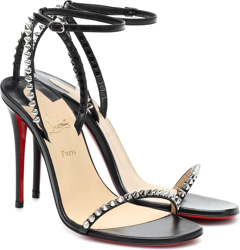Christian Louboutin So Me embellished leather sandals