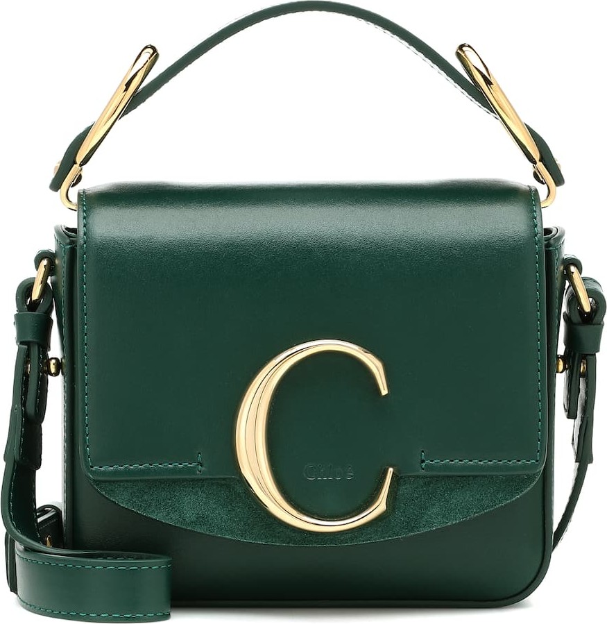 Chloe Chloé C Mini leather shoulder bag