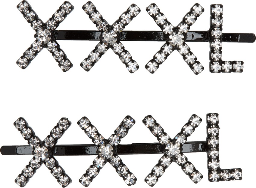 Ashley Williams Transparent 'XXXL' Hair Clip Set