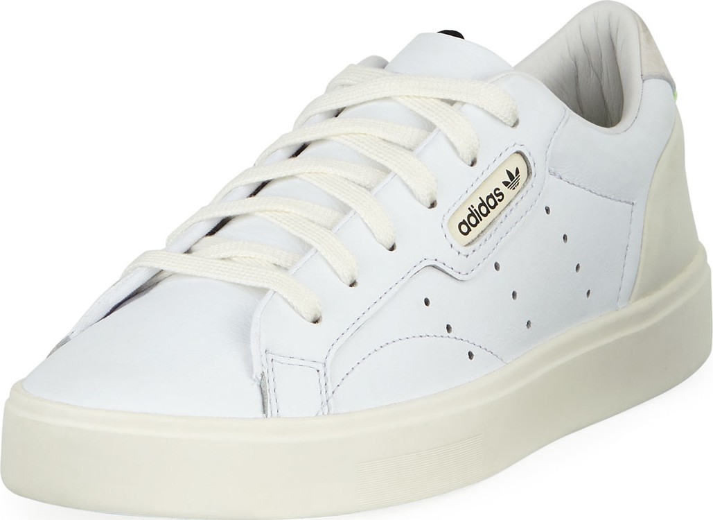 Adidas Sleek Leather Low-Top Sneakers