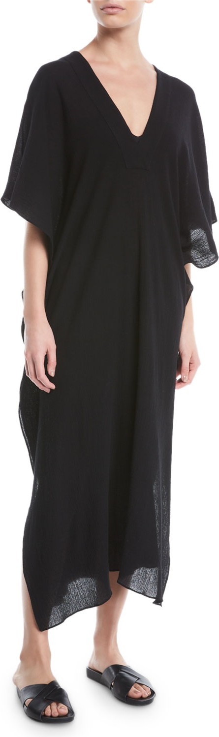 Pondicherie Pari V-Neck Coverup Caftan