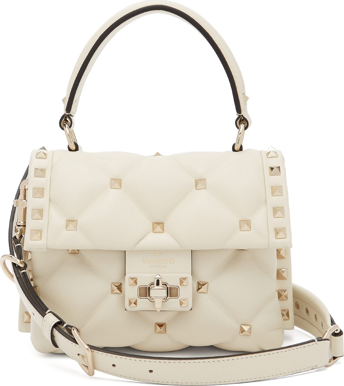 Valentino Candystud quilted leather cross-body bag