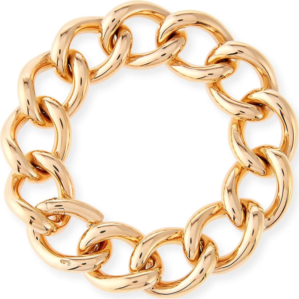 Pomellato Tango Curb Link Bracelet in 18K Rose Gold