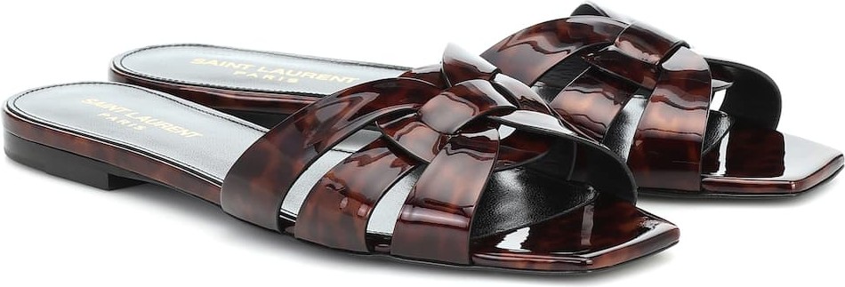 Saint Laurent Nu Pieds 05 patent leather sandals