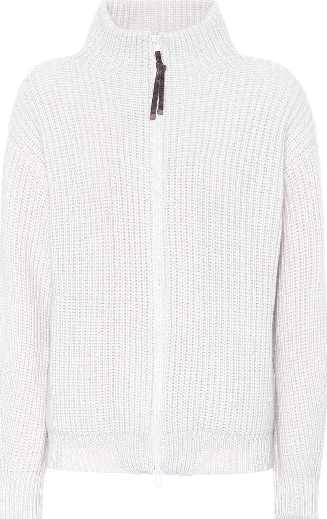 Brunello Cucinelli Wool cashmere and silk cardigan