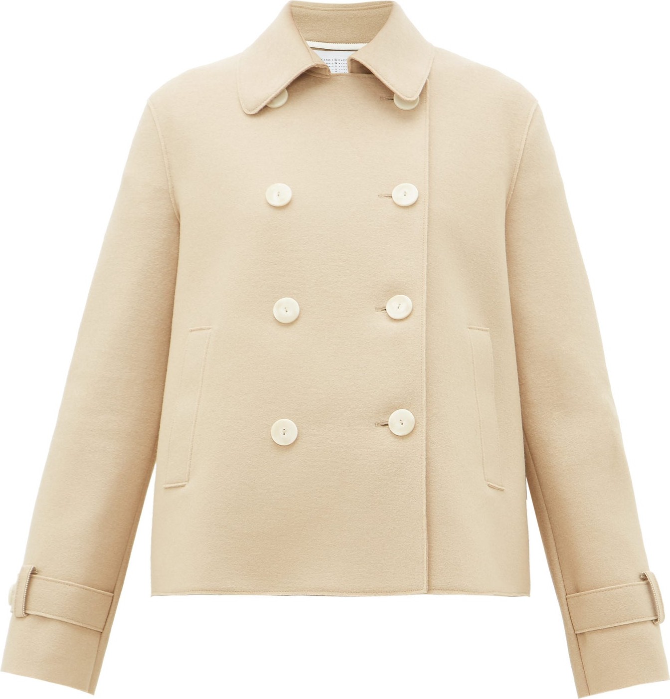 Harris Wharf London Double-breasted pressed-wool jacket