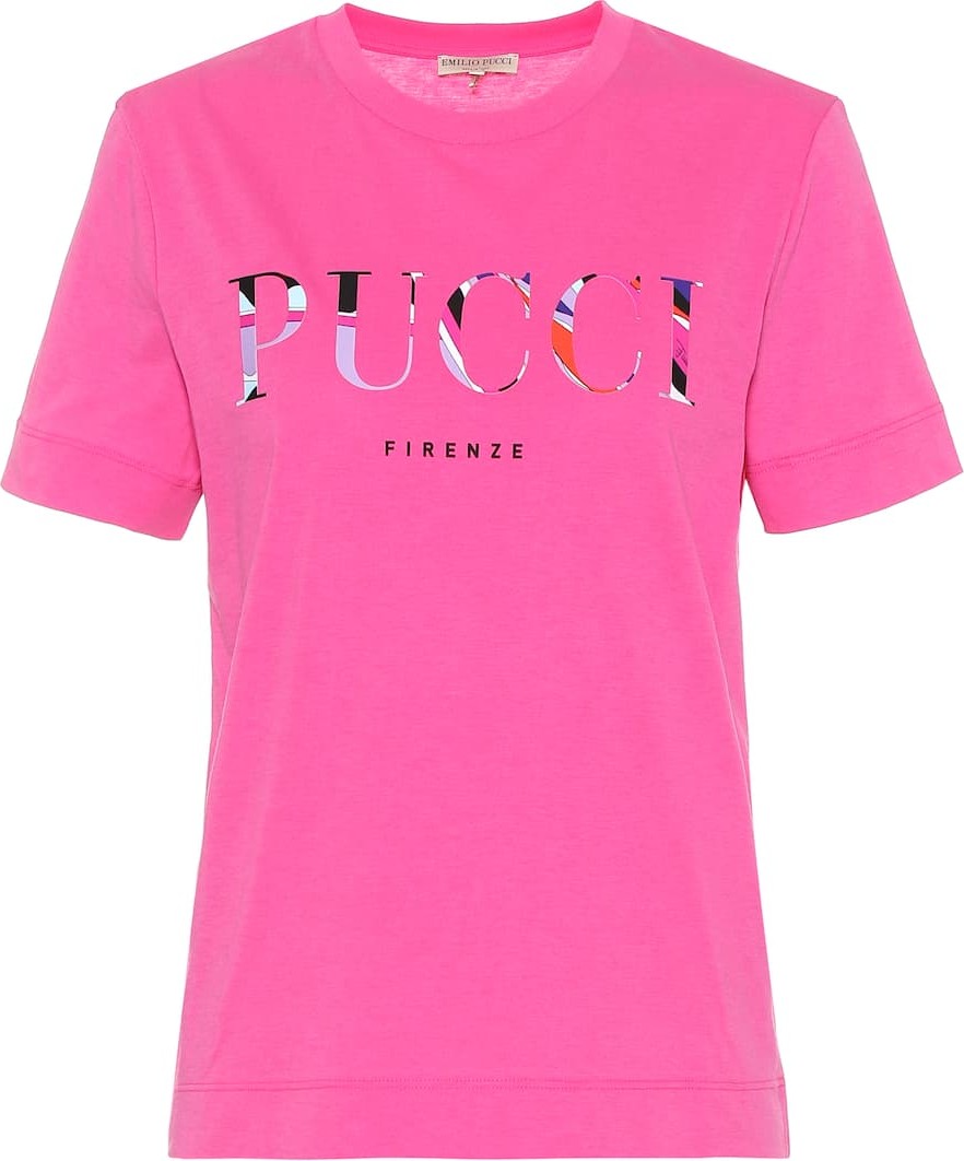 Emilio Pucci Logo cotton-jersey T-shirt