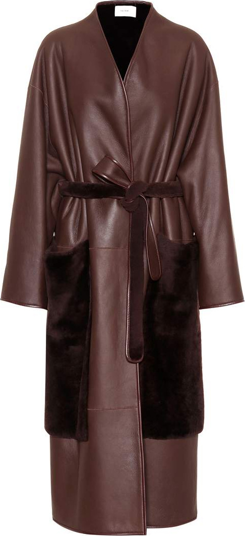 THE ROW Nooman shearling coat