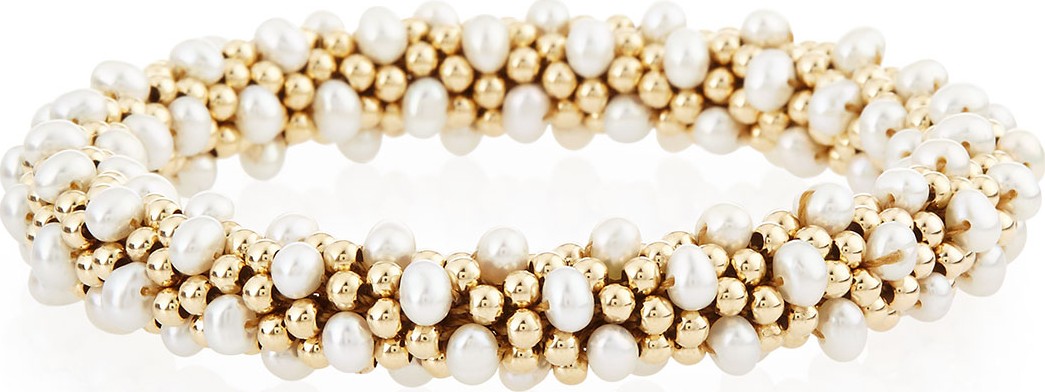 Meredith Frederick Caroline 14K Gold & Pearl Bracelet